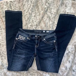 Miss Me low rise slim boot cut jeans